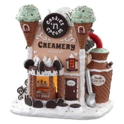 Village De Noël Lemax à Piles Lumineux Glacier Cookies N' Cream