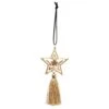 Etoile De Noël à Suspendre Avec Pompon Or -Village de Noel deco metal or etoile ajoure 13 103666 1626773303