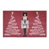 Tapis De Noël (75 Cm) Casse-noisette Rouge -Village de Noel decor tapis rubber 45x75 rouge 131363 1695116450