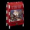Boîte Aux Lettres Père Noël Lumineux 12 LED -Village de Noel dkp int bo lettre 12l bf h40 p rouge l 25 x p 15 x h 40 cm 129468 1688465113