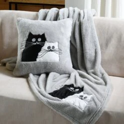 Plaid De Noël (150 Cm) Douillet Gris