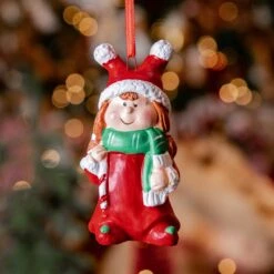 Elfe Julia De Noël à Suspendre Multicolore