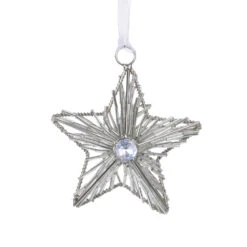 Etoile De Noël à Suspendre Silvia Argent