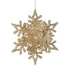 Flocon De Noël à Suspendre Féerie Or -Village de Noel flocon de neige deco a pendre mod c 129674 1690200334
