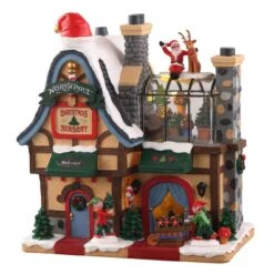 Village De Noël Lemax à Piles Lumineux Pépinière Du Pôle Nord