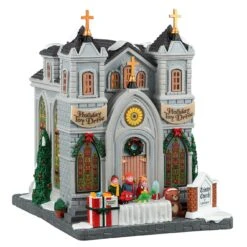 Village De Noël Lemax à Piles Lumineux Eglise De La Trinité De Caddington