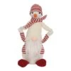 Lutin De Noël Et Bonhomme De Neige Blanc H47 Cm -Village de Noel gnome and snowman 47cm white 117472 1654261563