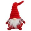 Lutin De Noël Avec Nez Lumineux H44 Cm -Village de Noel gnome debout 44cm led rouge 129729 1689085127