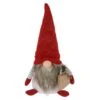 Lutin De Noël Avec Sac Lumineux Rouge H52 Cm -Village de Noel gnome met led pluche 52cm red 117496 1654258659