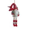 Lutin Hans De Noël à Suspendre Rouge -Village de Noel gnomes d angle 13cm mod b 131196 1691054752