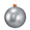 Grande Boule De Noël Gonflable D45 Cm Argent