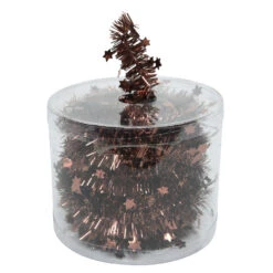 Guirlande De Noël (D3,50 Cm) Fine étoilée Alpine Rouge Brun