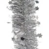 Guirlande De Noël (D10 Cm) étoilée Alpine Argent -Village de Noel guirlande de noel etoilee argent 25179