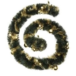 Guirlande Décorée De Noël Or