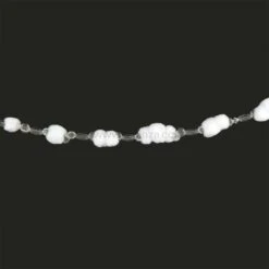 Guirlande De Noël Cotonou Blanc -Village de Noel guirlande de perles cotonou blanc 47130