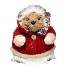 Hérisson De Noël à Suspendre Habillé Rouge