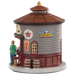 Village De Noël Lemax à Piles Lumineux Le Kiosque Stout Shack -Village de Noel kiosque stout shack piles 3v 130285 1689670177