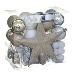 Kit De Décoration De Sapin De Noël Aspen Argent / Or