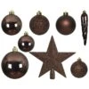 Kit De Décoration De Sapin De Noël Novae Marron Foncé
