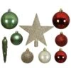 Kit De Décoration De Sapin De Noël Novae Multi Vert Sauge -Village de Noel kit de d coration de sapin de no l novae multi vert sauge 101272 1626098201