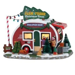 Village De Noël Lemax à Piles Lumineux La Caravane Aux Arbres