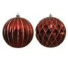 Lot De 12 Boules De Noël (D100 Mm) Loan Rouge -Village de Noel lot de 12 boule incassable paillettes dia10 00cm rouge no l 102064 1623922540