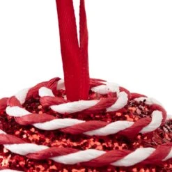 Lot De 12 Boules De Noël (D80 Mm) Emina Rouge -Village de Noel lot de 12 boules de no l d80 mm emina rouge 101797 1648042818