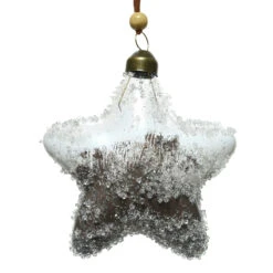 Lot De 2 Boules De Noël (D100 Mm) Givry Brun Cashmere