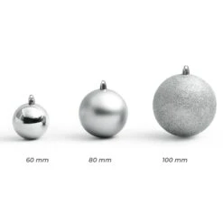 Lot De 20 Boules De Noël Assorties New Alpine Argent -Village de Noel lot de 20 boules de no l assorties new alpine argent 130112 1695632831