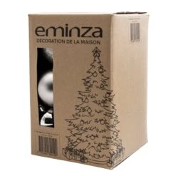 Lot De 20 Boules De Noël Assorties New Alpine Argent -Village de Noel lot de 20 boules de no l assorties new alpine argent 130112 1695632980