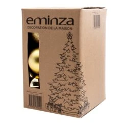 Lot De 20 Boules De Noël Assorties New Alpine Or -Village de Noel lot de 20 boules de no l assorties new alpine or 130111 1695633048