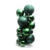 Lot De 20 Boules De Noël Assorties New Alpine Vert Sapin -Village de Noel lot de 20 boules de no l assorties new alpine vert sapin 130113 1695632773