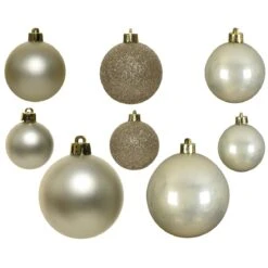 Lot De 26 Boules De Noël Lara Perle -Village de Noel lot de 26 boules de no l lara perle 85277 1623311700