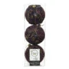 Lot De 3 Boules De Noël (D80 Mm) Gleam Violet -Village de Noel lot de 3 boule deco plast 2col ass r nrose poudre violet velours mod b r na chapeau or fil or r nemballe d conditionnement dia8cm assortie 70711