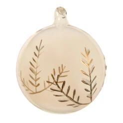 Lot De 3 Boules De Noël En Verre (D80 Mm) Viro Transparent