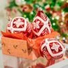 Lot De 3 Boules De Noël En Verre (D80 Mm) Ornélia Rouge -Village de Noel lot de 3 boules de no l d80 mm orn lia rouge 115930 1657024847
