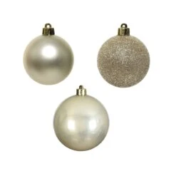 Lot De 30 Boules De Noël Assorties New Alpine Perle -Village de Noel lot de 30 boules de no l assorties new alpine perle 130108 1692877905