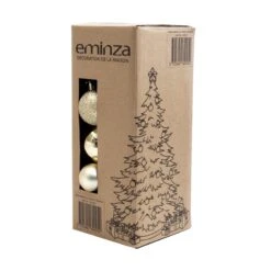 Lot De 30 Boules De Noël Assorties New Alpine Perle -Village de Noel lot de 30 boules de no l assorties new alpine perle 130108 1695631527