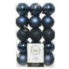 Lot De 30 Boules De Noël (D60 Mm) Alpine Bleu Nuit -Village de Noel lot de 30 boules de no l d60 mm alpine bleu nuit 101047 1694443392