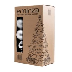 Lot De 30 Boules De Noël (D80 Mm) New Alpine Argent -Village de Noel lot de 30 boules de no l d80 mm new alpine argent 130100 1695630689