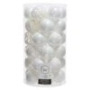 Lot De 37 Boules De Noël (D60 Mm) Alpine Mix Blanc Irisé -Village de Noel lot de 37 boules de no l d60 mm alpine mix blanc iris 62431 1694440450