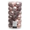 Lot De 37 Boules De Noël (D60 Mm) Alpine Mix Rose Poudré -Village de Noel lot de 37 boules de no l d60 mm alpine mix rose poudr 62414 1694440653