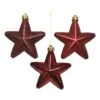 Lot De 6 étoiles De Noël à Suspendre Alpine Bordeaux