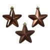 Lot De 6 étoiles De Noël à Suspendre Alpine Brun Café -Village de Noel lot de 6 alpine etoile espresso 128535 1686054453