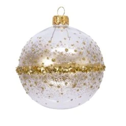 Lot De 6 Boules De Noël En Verre (D80 Mm) Kalea Transparent