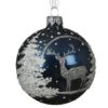Lot De 6 Boules De Noël En Verre (D80 Mm) Connor Bleu Nuit -Village de Noel lot de 6 boule verre cerf a sapins dia8 00cm bleu nuit 101962 1623924828
