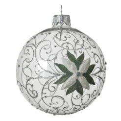 Lot De 6 Boules De Noël En Verre (D80 Mm) Gladis Transparent