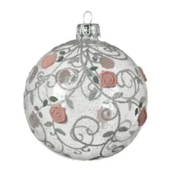 Lot De 6 Boules De Noël En Verre (D80 Mm) Rosita Transparent