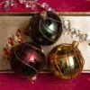 Lot De 6 Boules De Noël (D80 Mm) Carreaux Multicouleur -Village de Noel lot de 6 boules de no l d80 mm carreaux multicouleur 62558 1687514483