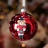 Lot De 6 Boules De Noël (D80 Mm) En Verre Ourson Casse Noisette Rouge 2 Lot De 6 Boules De Noël (D80 Mm) En Verre Ourson Casse Noisette Rouge -Village de Noel lot de 6 boules de no l d80 mm en verre ourson casse noisette rouge 129141 1687340898